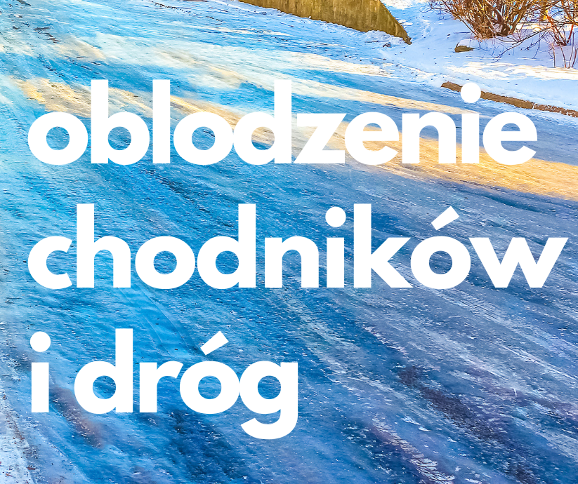 oblodzenie chodników i dróg (mat. UM Cieszyn)